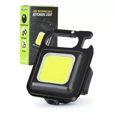 Luz Led Linterna Recargable Estilo Llavero Multifuncional