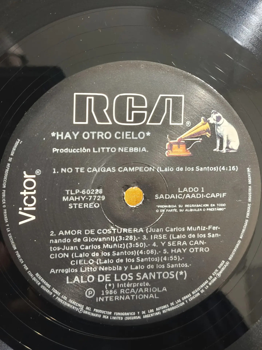 Lalo de los Santos - Hay Otro Cielo - vinilo 1975