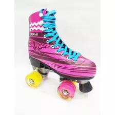 Patin 4 Ruedas Convencional Rueda Goma Talla Ajustable 31-34