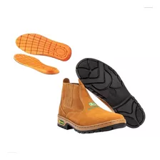 Bota Botina Country Sola Agro Palmilha Em Gel Frete Gratis