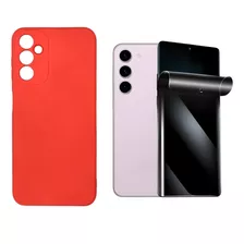 Capa Capinha Silicone Case Para A14 + Cerâmica Privacidade