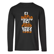 Playera Manga Larga Cumpleaños 1983 El Inicio Del Caos