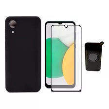 Case Capa Capinha + Película Vidro 3d Para Galaxy A03 Core