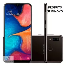 Galaxy A20 32gb Preto - Bom - Usado