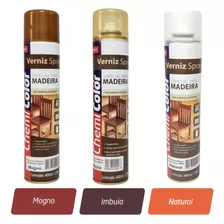 Tinta Spray Verniz Especial Para Madeira 400ml
