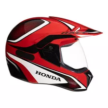 Capacete Honda Store Sahara 300 Hally Com Viseira Vermelho