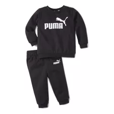 Conjunto Puma Minicats Essentials Crew Jogger Bebê Infantil