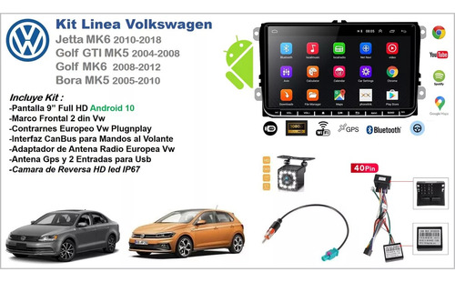 Estreo Gps 2gb 32 Vw Vento Tiguan Jetta Gol Bora Polo Savei Foto 3