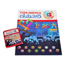 Album Panini Copa America Chile 2015 + 15 Sobres. 