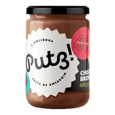 Pasta De Amendoim Putz Sabor Chocolate Brownie 600g