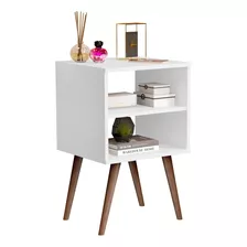 Mesa De Cabeceira Luxo Branco 1515 - Jb Bechara