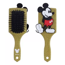 Cepillo De Pelo Cabello Glitter Mickey Mouse Original Disney