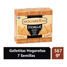 Hogareñas 7 Semilas Galletitas Pack 3 X 189 Gr