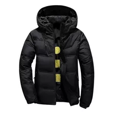 Parka Gruesa Con Capucha Hombre Chamarra Plumón Invierno