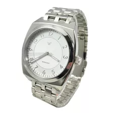 Reloj Kosiuko Hombre Acero 316 Plateado Blanco 809a-011