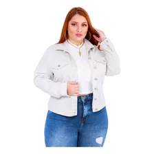 Jaqueta Jeans Plus Size Com Lycra Sol Jeans