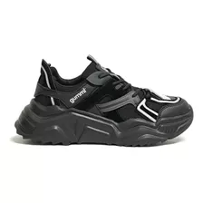 Zapatillas Mujer Sneakers Gummi Ultra Livianas Power Black