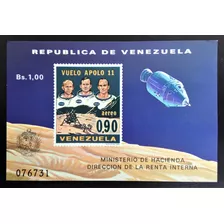 Venezuela Espacio, Bloque Sc C1019 Apolo 11 1969 Mint L16446