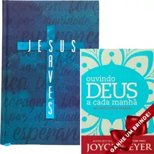 Bíblia Jesus Saves + Ouvindo Deus A Cada Manhã Joyce Meyer
