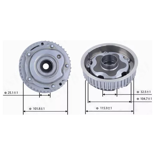 Engrane Vvt Pontiac G3 2009 1.6l Motor Lxv Escape Foto 2