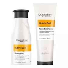Shampoo + Acondicionador Question Nutriv Cell Cabello Seco 