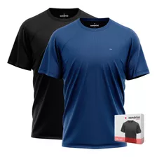 Kit 2 Camisas Masculina Academia Esporte Dry-fit Sandrini 