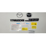 Logo Emblema Mazda Estilo M Mazda Sport Tapa Baul Negro Mazda 