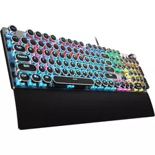 Teclado Gamer Aula 100% Mecánico Blue Switch Rgb F2058