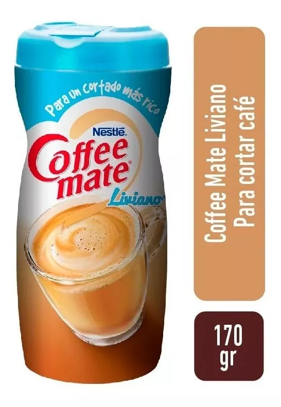 Coffee Mate Light Crema En Polvo X 170 Gr