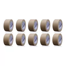 20 Rolos Fita Adesiva Kraft Papel Crepado 45 Mmx50 Mt Alpack