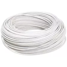 Fio Cabo Flexível 4mm Branco - 50 Metros