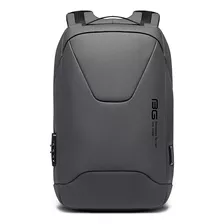 Mochila Bange Premium Contra Agua Usb Laptop Viaje Premium Color Gris Oscuro Diseño De La Tela Liso