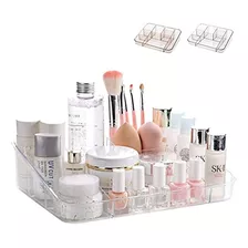 Bandeja Organizadora De Maquillaje, Crystal Clear