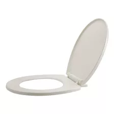 Tapa Asiento Sanitario Redondo Caída Lenta, Beige