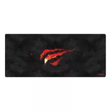 Mouse Pad Gamer Havit Hv-mp861 Gamenote De Borracha E Tecido Gg 300mm X 700mm X 3mm Black/red