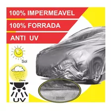 Capa Cobrir Carro Chuva 100% Forrada Impermeavel Proteção Uv