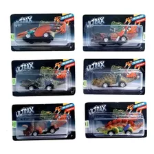 Auto Dinosaurio Pull Back Ultrax A Fricción - Original Wabro