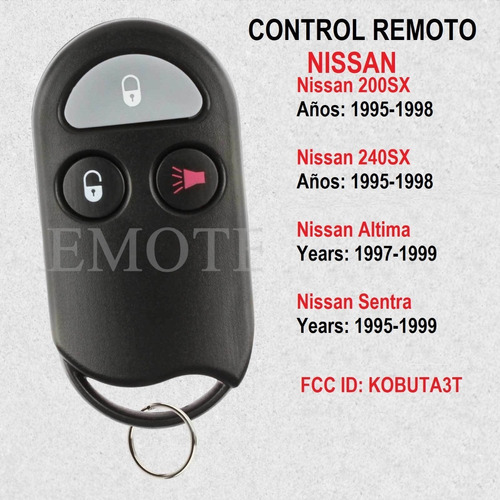 Control Remoto Nissan 200sx 240sx Altima Sentra 1995-1999 Foto 2