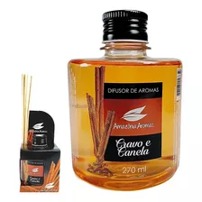 Aromatizador Perfume De Ambiente Difusor Cravo Canela 270ml