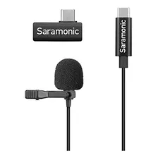 Micrófono De Solapa Omnidireccional Saramonic Usb Tipo C Con