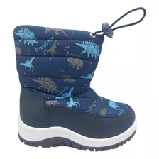 Botines Botas Invierno Dinos/full Chiporro Impermeable Niños