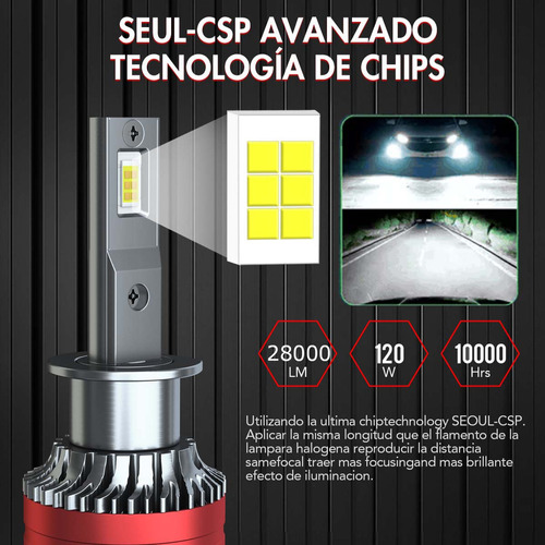 28000lm Focos Led Y Antiniebla Para Hyundai Sonata 2009-2010 Foto 6