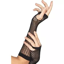 Fever Womens Fishnet Gloves Long