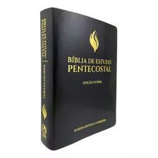 Bíblia De Estudo Pentecostal Edição Global - Letra Grande | Preta