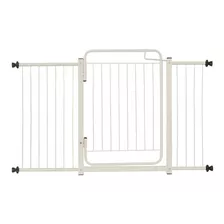 Grade De Porta Portão Proteção Cachorro Criança 139 A 144 Cm Cor Branco