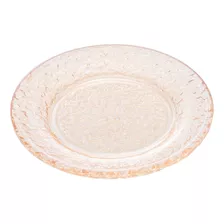 Prato De Sobremesa Cristal De Chumbo Ambar Petra 20cm - 2785