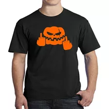 Camiseta Halloween Dedo Do Meio