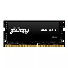 Memoria Ram Fury Impact Gamer Color Negro 32gb 1 Kingston Kf432s20ib/32