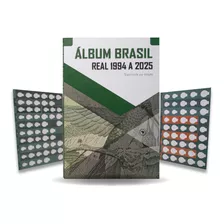 5 Álbuns Para Moedas Real 1994-2025 Novo Lançamento