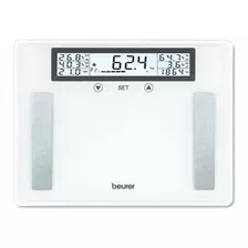 Balanza Digital Beurer Bg 51 Xxl Blanca, Hasta 200 kg